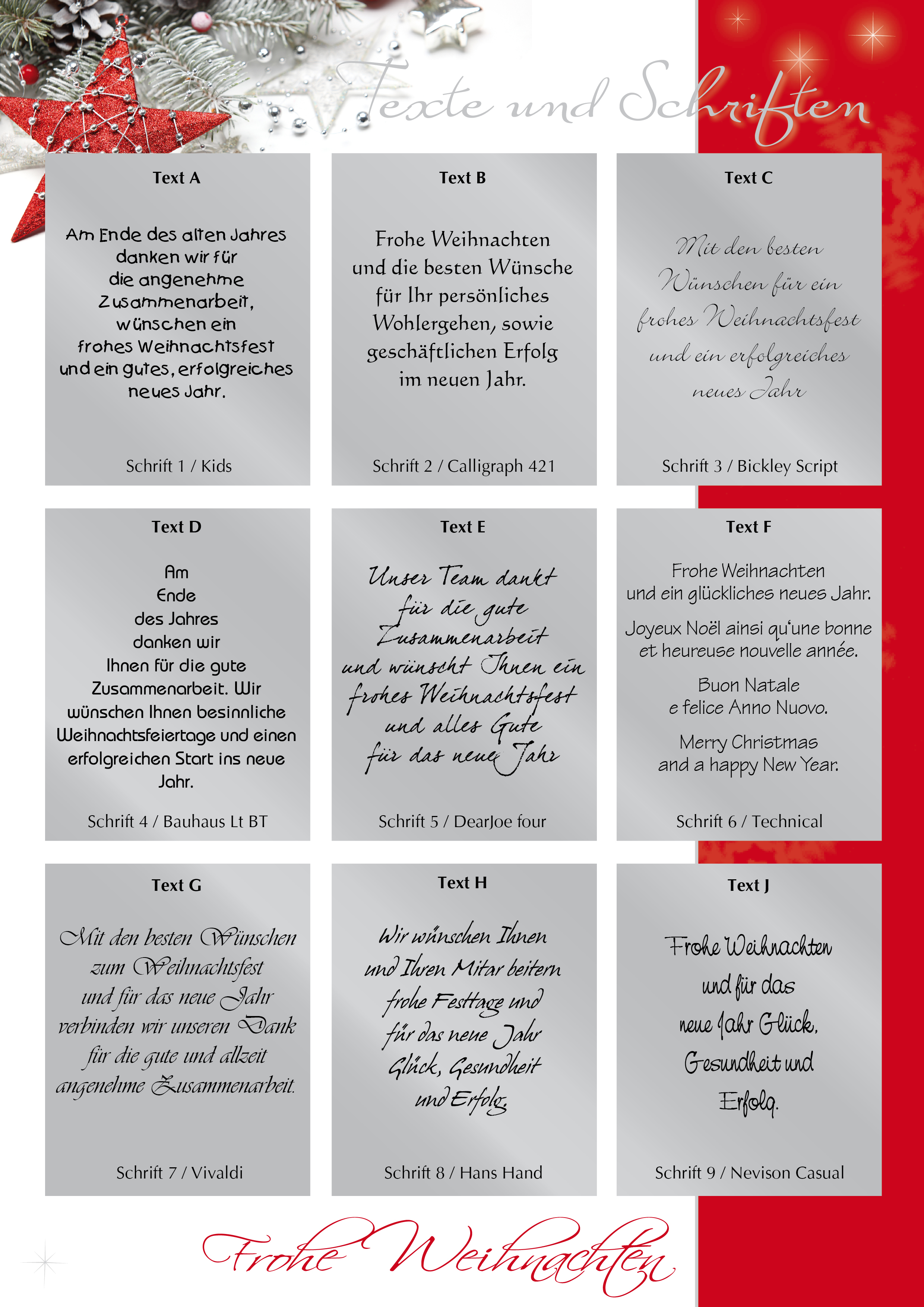 Schriftmuster